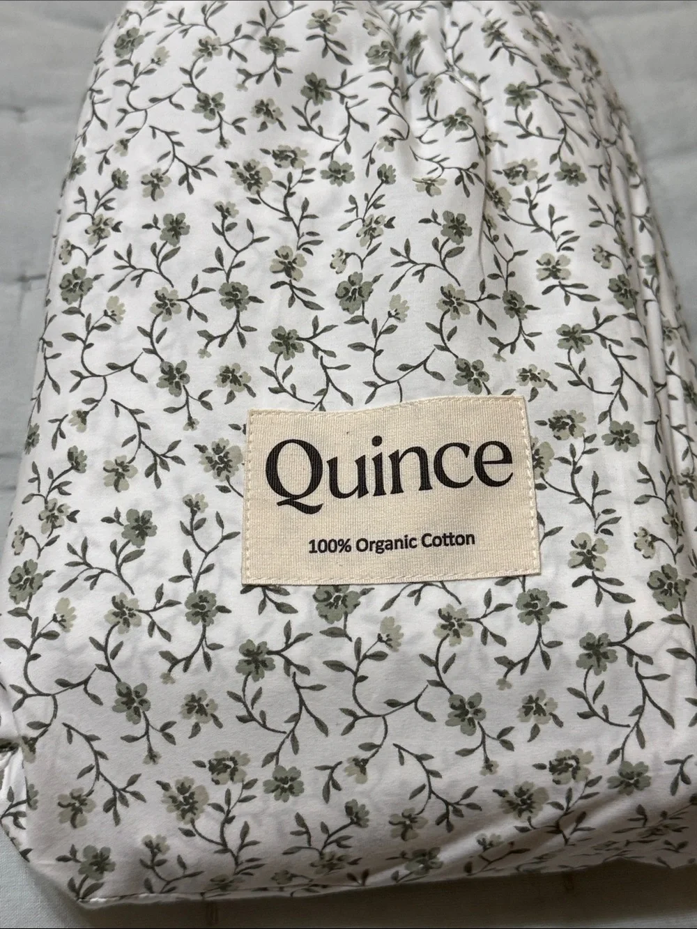 NWOT Quince Organic Crisp Percale Duvet Set - Retail $104